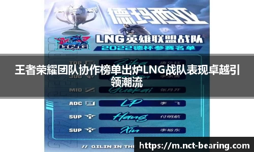 王者荣耀团队协作榜单出炉LNG战队表现卓越引领潮流